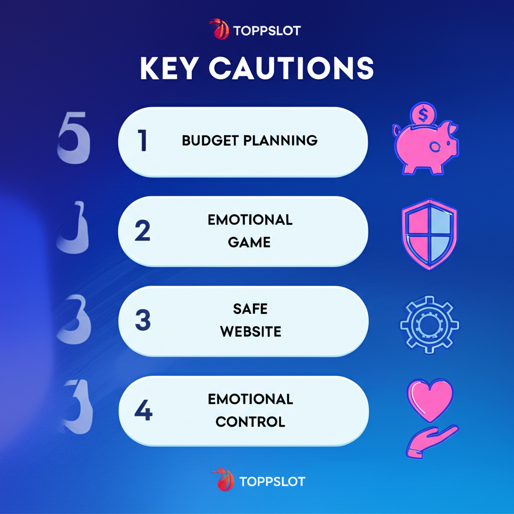 อินโฟกราฟิก 5 ข้อควรระวังในการเลือกเกมสล็อต topppslot สำหรับมือใหม่