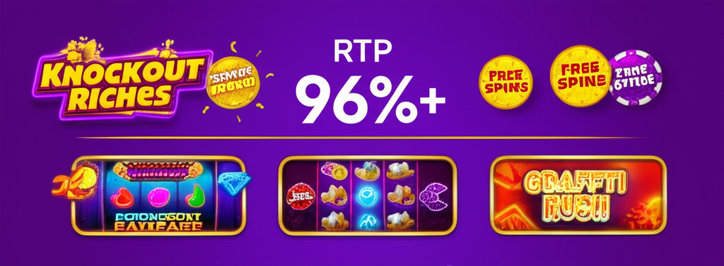 ภาพรวมเกมสล็อตยอดนิยมใน topppslot ปี 2025 ที่มีอัตราการจ่ายสูงและแตกบ่อย เช่น Knockout Riches, Doomsday Rampage, Graffiti Rush