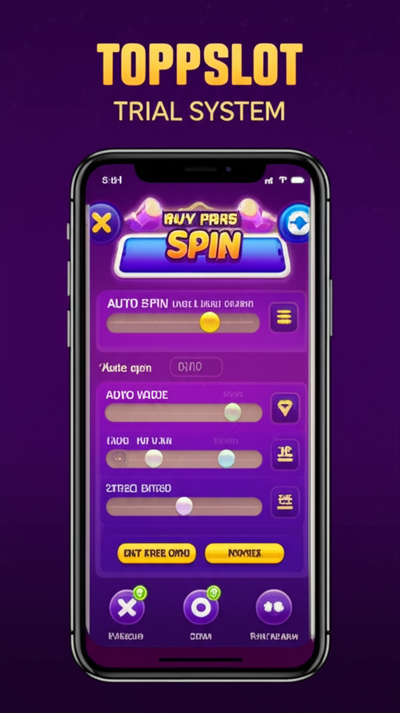 ฟีเจอร์พิเศษในระบบทดลองเล่นสล็อต topppslot เช่น ซื้อฟรีสปิน โหมดออโต้สปิน และการตั้งค่าความเร็ว